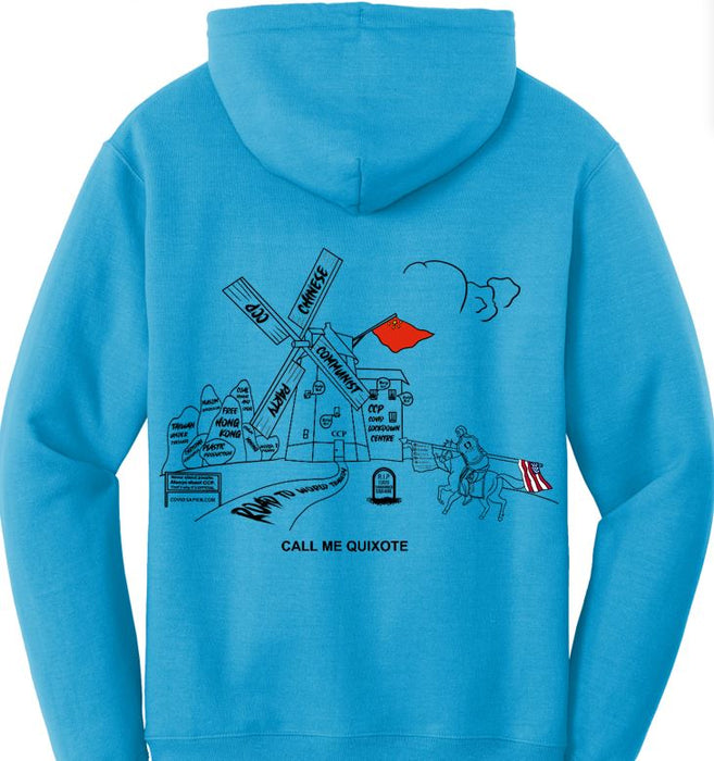 Quixote Series 1 Sweatshirt Hooded, Non-Zippered, UNISEX.