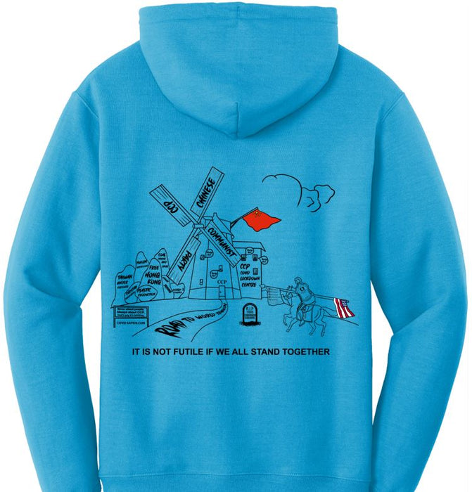 Quixote Series 1 Sweatshirt Hooded, Non-Zippered, UNISEX.