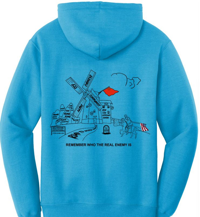 Quixote Series 2 Sweatshirt Hooded, Non-Zippered, UNISEX.