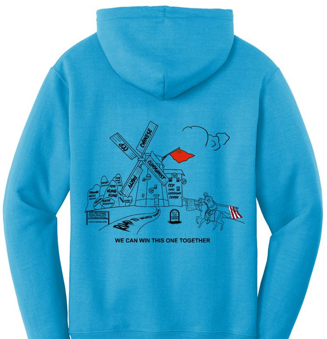Quixote Series 2 Sweatshirt Hooded, Non-Zippered, UNISEX.