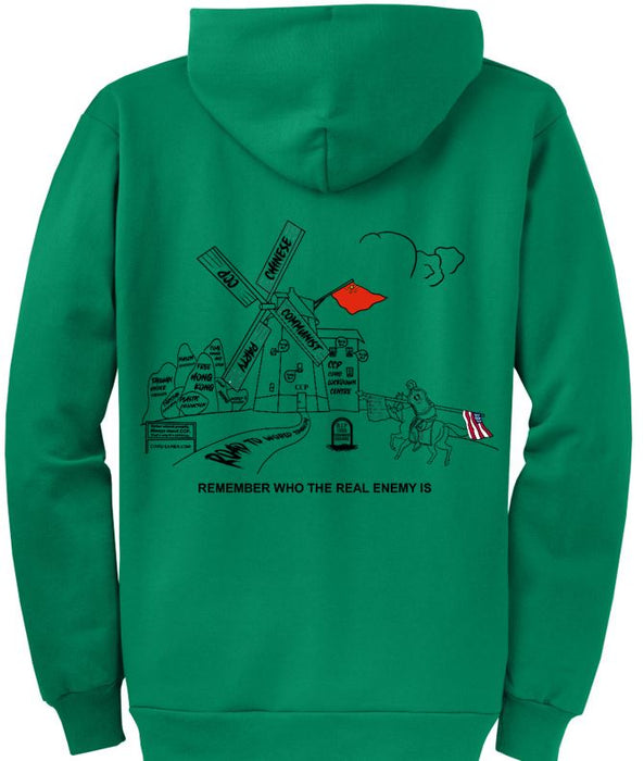 Quixote Series 2 Sweatshirt Hooded, Non-Zippered, UNISEX.
