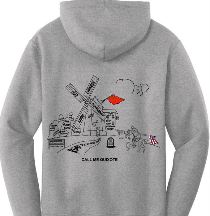 Quixote Series 1 Sweatshirt Hooded, Non-Zippered, UNISEX.