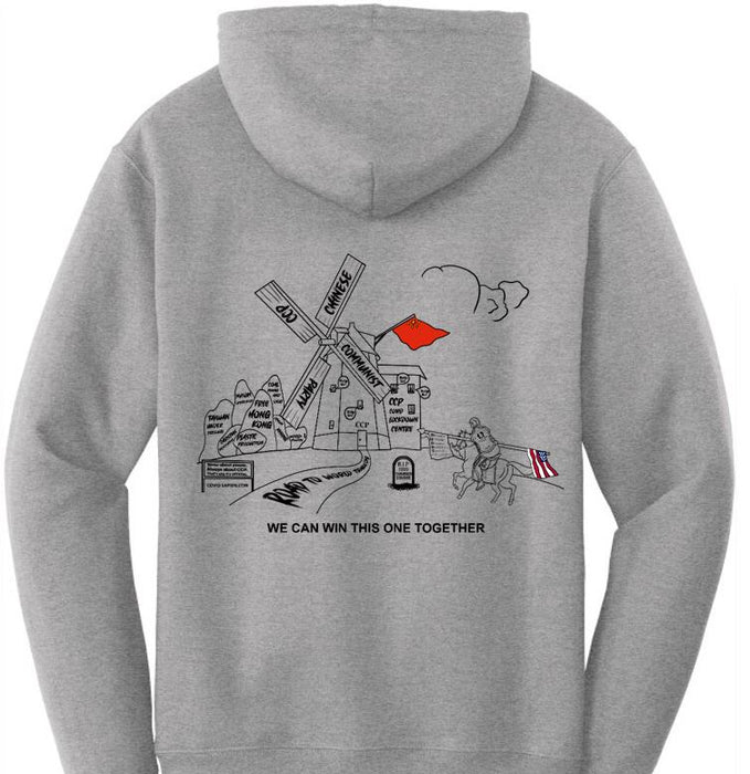 Quixote Series 2 Sweatshirt Hooded, Non-Zippered, UNISEX.