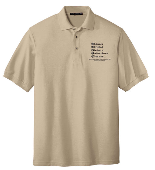 Polo Shirt - MEN - Ext Text OFFICIAL LF Logo - BLACK