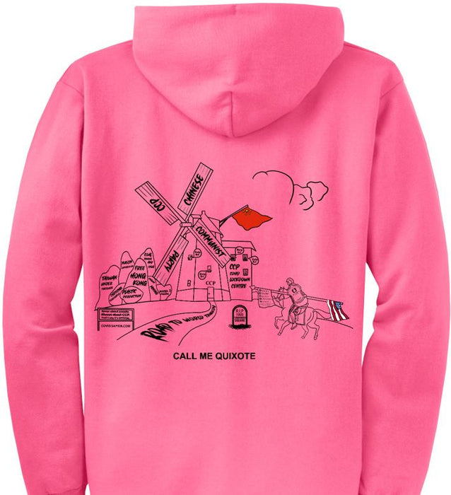 Quixote Series 1 Sweatshirt Hooded, Non-Zippered, UNISEX.