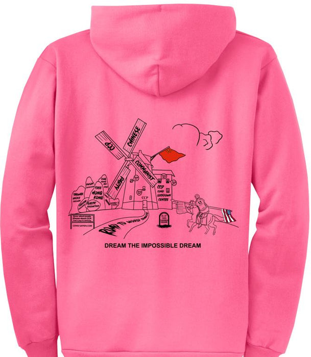 Quixote Series 1 Sweatshirt Hooded, Non-Zippered, UNISEX.