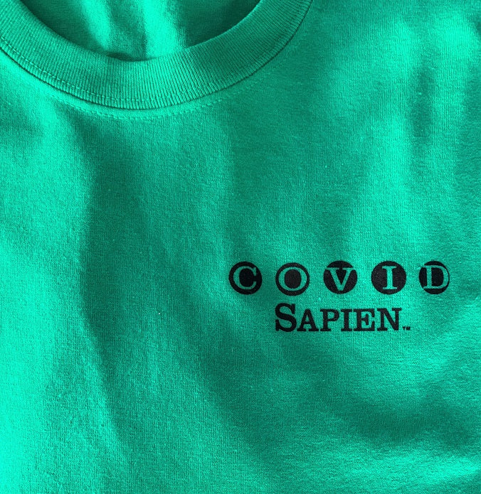 T-Shirt, UNISEX. SAPIEN logo on LF Chest area - BLACK or WHITE lettering