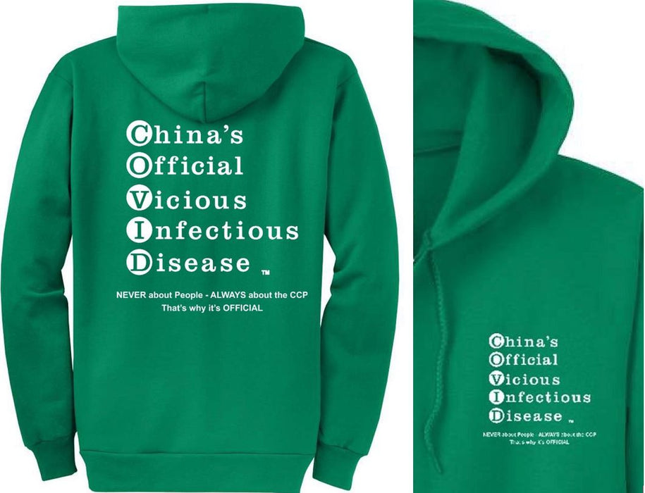 Sweatshirt Hooded, NO-Zipper, UNISEX. BLK or WHT lettering