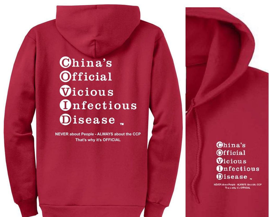 Sweatshirt Hooded, NO-Zipper, UNISEX. BLK or WHT lettering