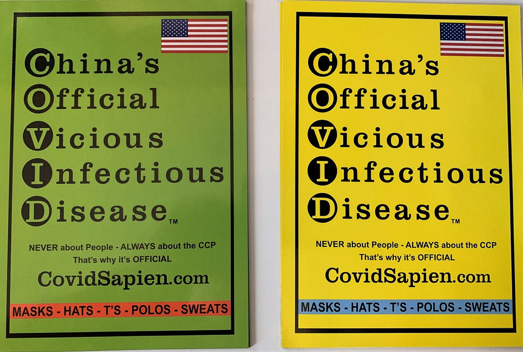 PAIRS of Magnetic signs 5" x 7"