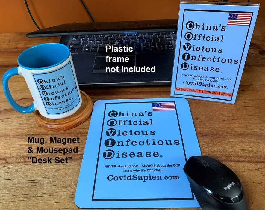 For that perfect 'hard to find' gift. The Desk Set: Mug, Mousepad, and 'picture' Magnet in matching color