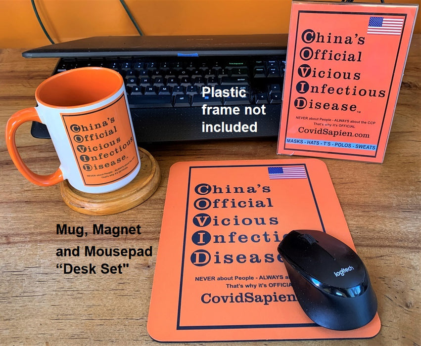 For that perfect 'hard to find' gift. The Desk Set: Mug, Mousepad, and 'picture' Magnet in matching color