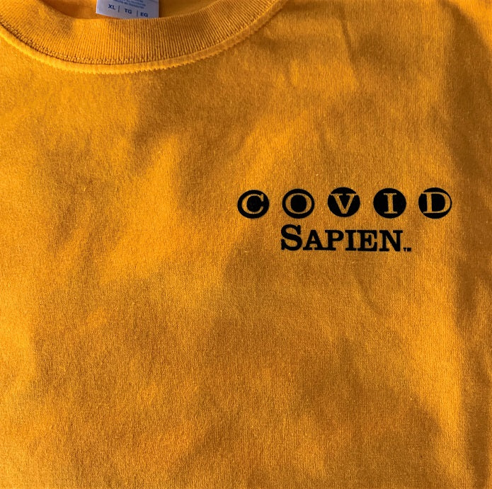 T-Shirt, UNISEX. SAPIEN logo on LF Chest area - BLACK or WHITE lettering
